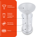 Tapioqueira Peneira e Armazena Polvilhador De Tapioca Armazena Beiju - Diversas Cores - NL