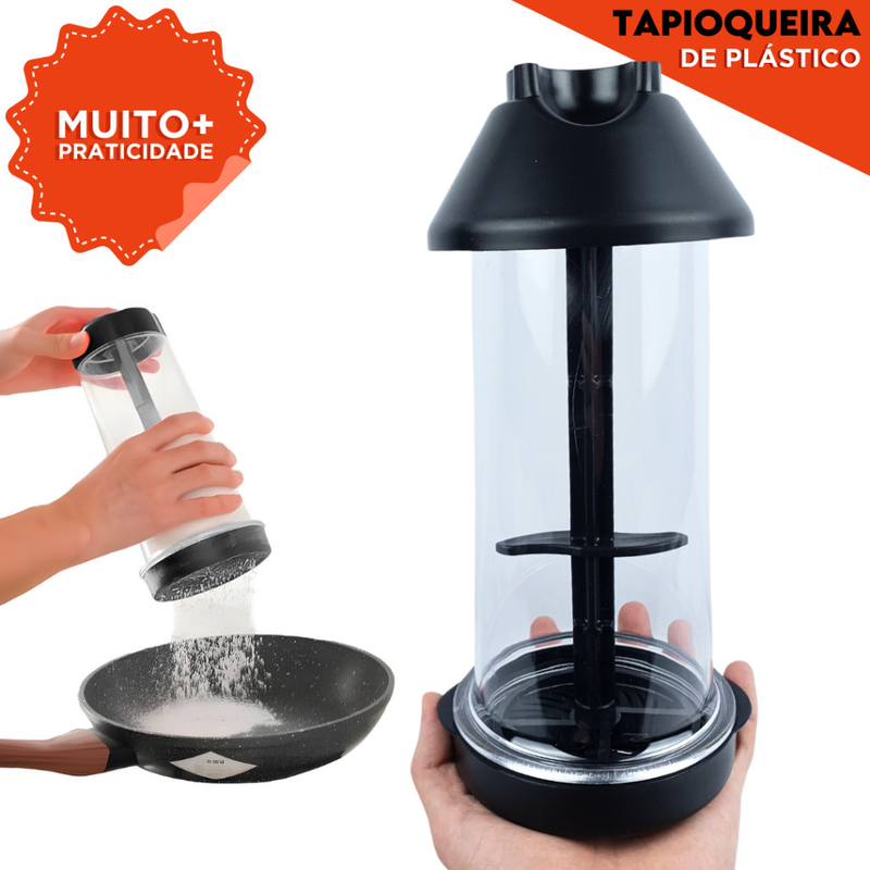 Tapioqueira Peneira e Armazena Polvilhador De Tapioca Armazena Beiju - Diversas Cores - NL