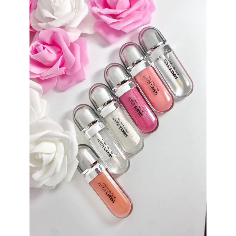 KIT 6 Gloss Labial Sara Sarah's Beauty brilho intenso o melhor LY