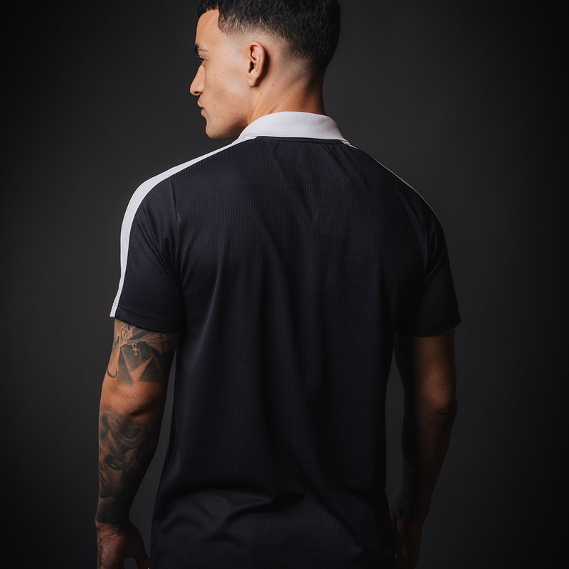 Camisa Polo Corinthians Preta Casual Masculina Oficial