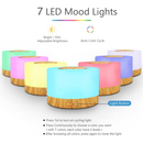 Difusor De Aromas, Umidificador De Ar Ultra-Sônico 500Ml