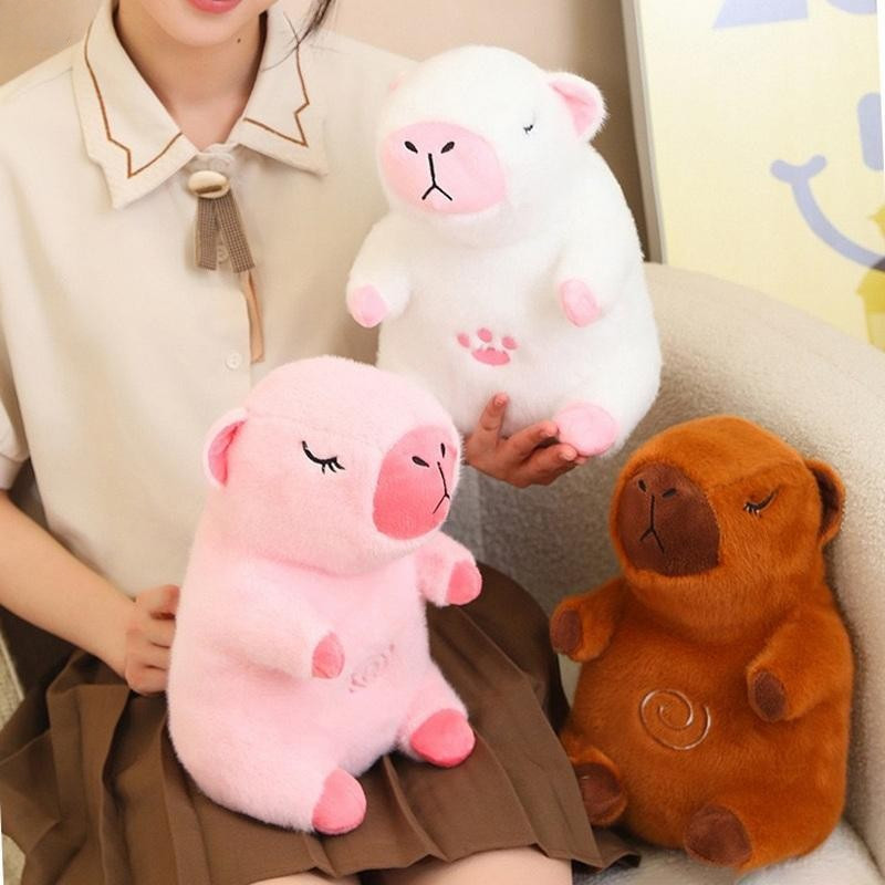 【Envio em até 24 horas】30cm Capivara Que Respira Capivara De Pelúcia