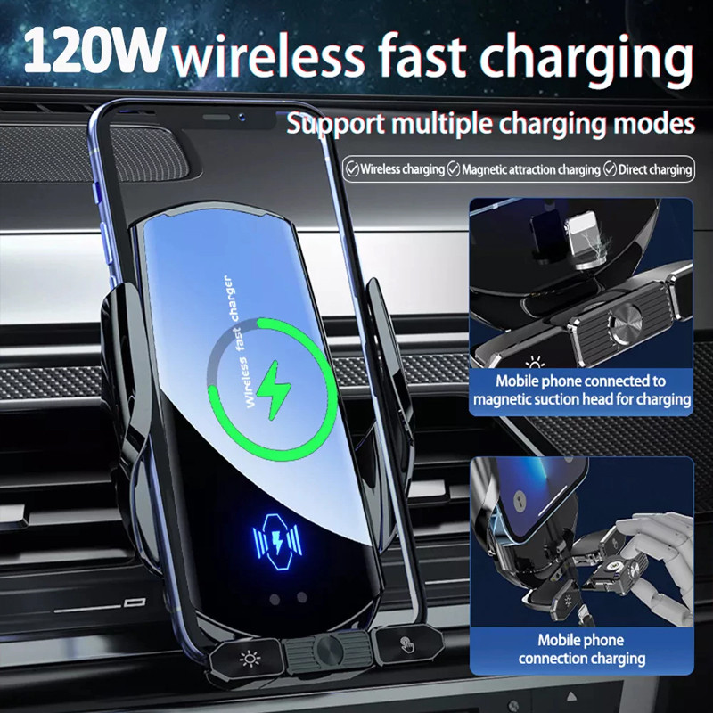 Carregador Sem Fio Suporte Carro De Celular Indução Com Ima