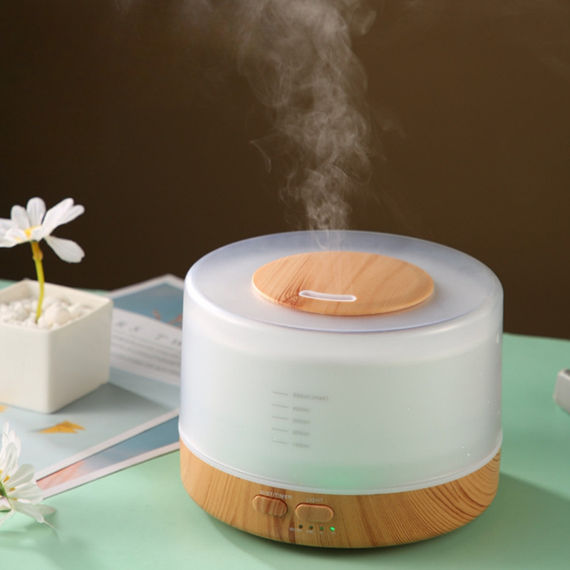 Difusor De Aromas, Umidificador De Ar Ultra-Sônico 500Ml