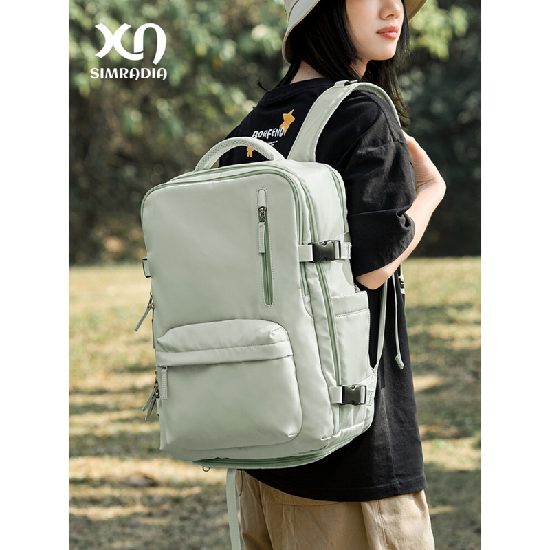 Mochila viral Laptop Viagem Escolar À Prova D'água Executiva Notebook Impermeável Guarda Tenis-W01 bosco