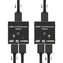 Chaveador Compativel Hdmi 2x1 E 1x2 Bi-Direcional 4k