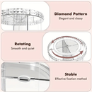 Organizador De Cosmético Maquiagem Acrílico Giratório 360º