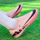 Chuteira de campo 2025 Novos Sapatos de Futebol AG de Cano Alto Com Pontas Longas Chuteiras de Treinamento Esportivo Tam