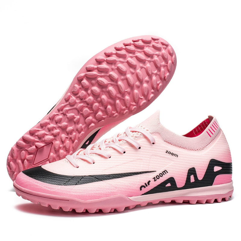 Chuteira de campo 2025 Novos Sapatos de Futebol AG de Cano Alto Com Pontas Longas Chuteiras de Treinamento Esportivo Tam