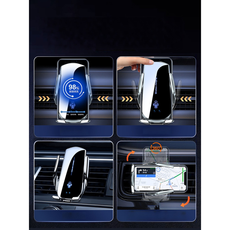 Carregador Sem Fio Suporte Carro De Celular Indução Com Ima
