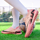 Chuteira de campo 2025 Novos Sapatos de Futebol AG de Cano Alto Com Pontas Longas Chuteiras de Treinamento Esportivo Tam