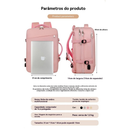 Mochila viral Laptop Viagem Escolar À Prova D'água Executiva Notebook Impermeável Guarda Tenis-W01 bosco