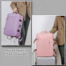 Mochila viral Laptop Viagem Escolar À Prova D'água Executiva Notebook Impermeável Guarda Tenis-W01 bosco