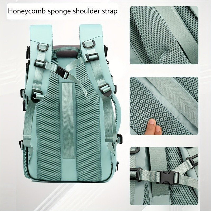 Mochila Viral Grande Multifuncional Viagem Bolsa Mala Bordo mochila NYLON IMPERMEAVRL COM USB 30L