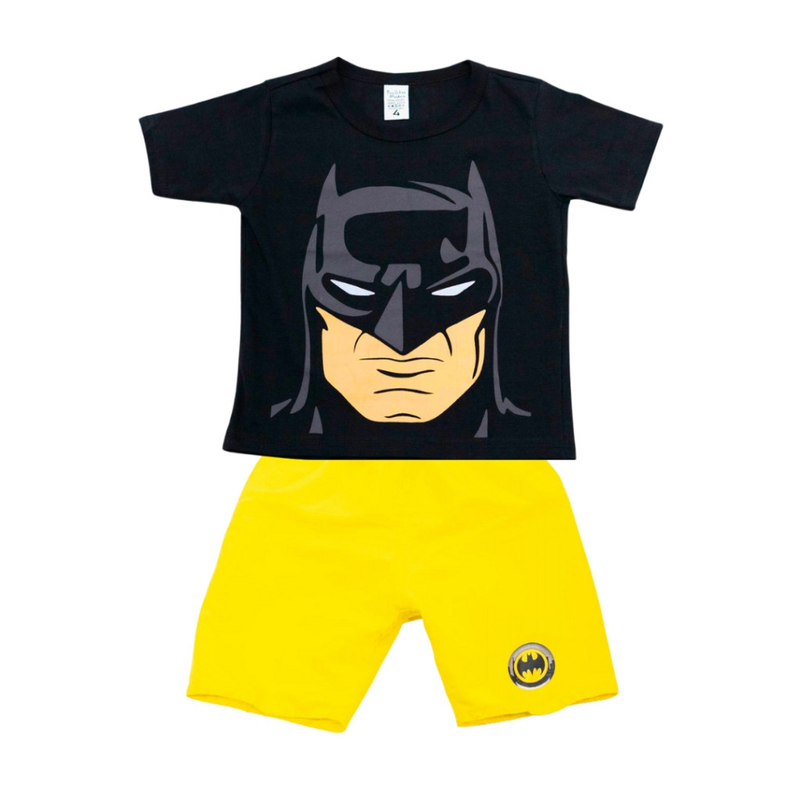 Kit Infantil Sortido 12 Peças De Roupas Menino Verão - 6 Camisetas + 6 Bermudas