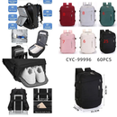 Mochila viral Laptop Viagem Escolar À Prova D'água Executiva Notebook Impermeável Guarda Tenis-W01 bosco