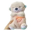 Ursinho De Pelúcia Que Respira Alivio De Ansiedade Com Som E Luz