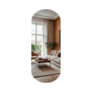 Espelho Grande Moderno Lapidado Decorativo 90x40cm Luxo