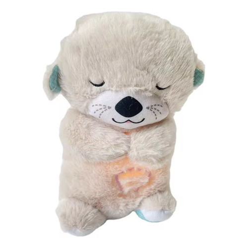 Ursinho De Pelúcia Que Respira Alivio De Ansiedade Com Som E Luz