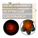 Ursinho De Pelúcia Que Respira Alivio De Ansiedade Com Som E Luz