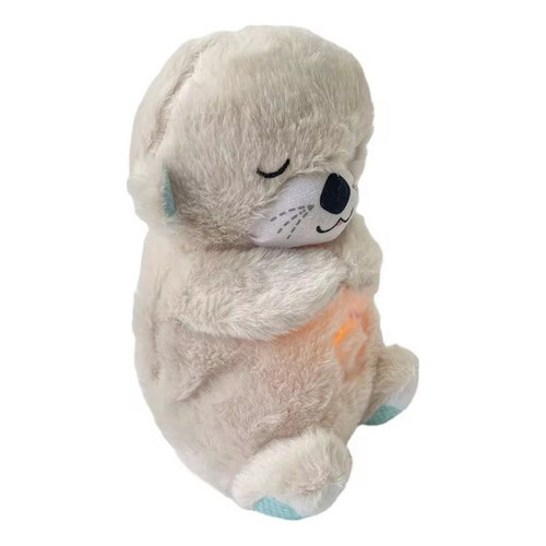 Ursinho De Pelúcia Que Respira Alivio De Ansiedade Com Som E Luz