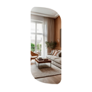 Espelho Grande Moderno Lapidado Decorativo 90x40cm Luxo