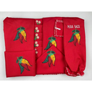 Kit Jogo de Cozinha 13 Peças Completo Com Cortina e Toalha de Mesa