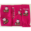 Kit Jogo de Cozinha 13 Peças Completo Com Cortina e Toalha de Mesa