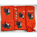 Kit Jogo de Cozinha 13 Peças Completo Com Cortina e Toalha de Mesa