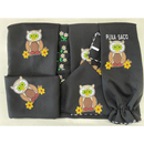 Kit Jogo de Cozinha 13 Peças Completo Com Cortina e Toalha de Mesa