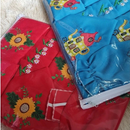 Kit Jogo de Cozinha 13 Peças Completo Com Cortina e Toalha de Mesa