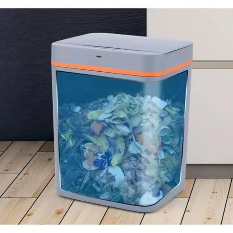 Lixeira Inteligente 15L Automática com Sensor de Movimento para Cozinha e Banheiro
