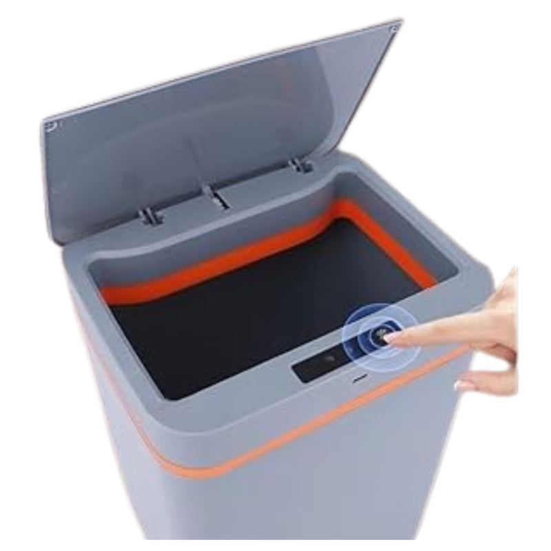 Lixeira Inteligente 15L Automática com Sensor de Movimento para Cozinha e Banheiro